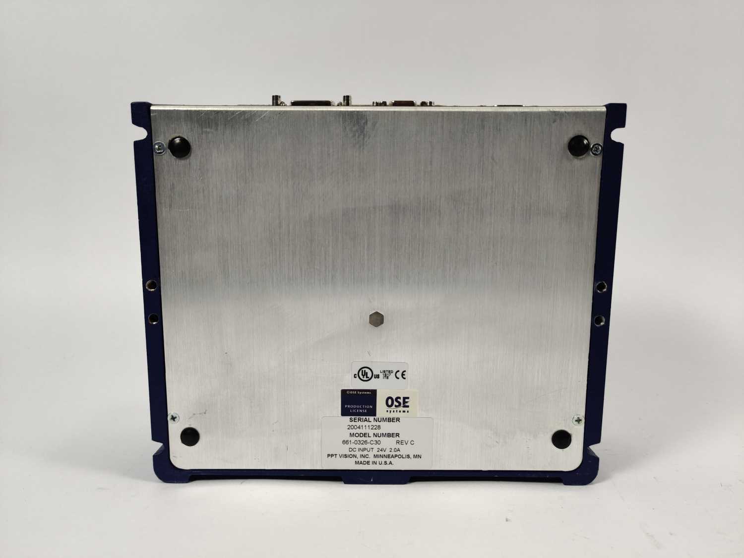 PPT Vision 661-0326-C30 System Processor DC INPUT 24V 2.0A