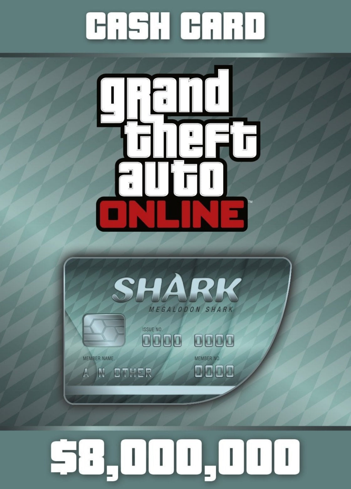 Grand Theft Auto Online - ,000,000 Megalodon Shark Cash Card PC