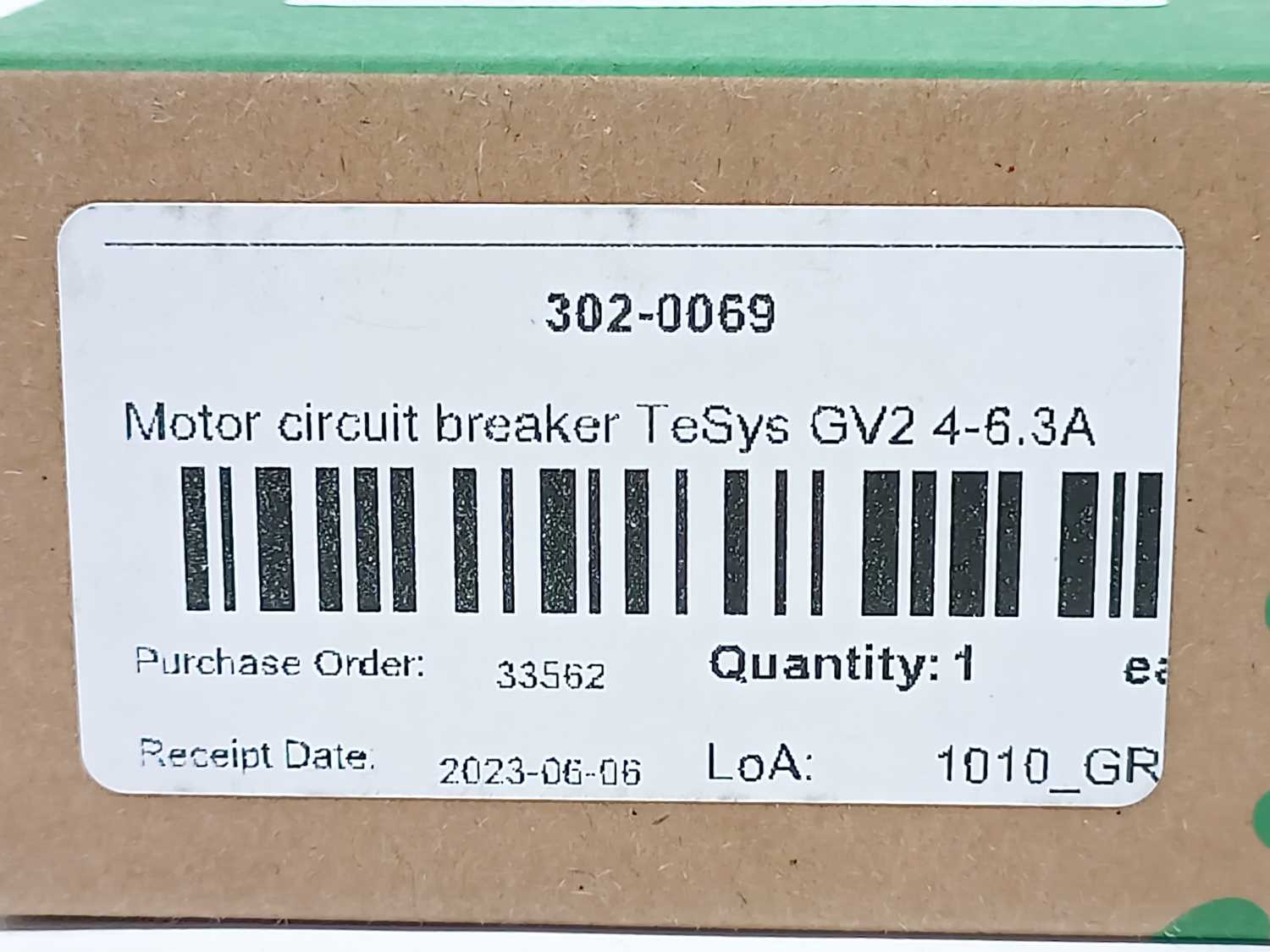 schneider-telemecanique-gv2me10-tesys-034311-motor-circuit-breaker-4-6-3a_2.jpg Schneider / Telemecanique GV2ME10 TeSys 034311 Motor Circuit Breaker 4-6.3A