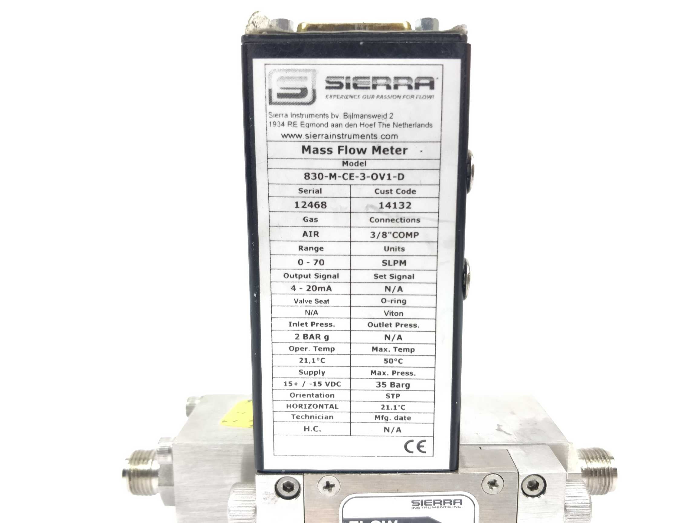 Sierra 830-M-CE-3-OV1-D Mass flow meter Online