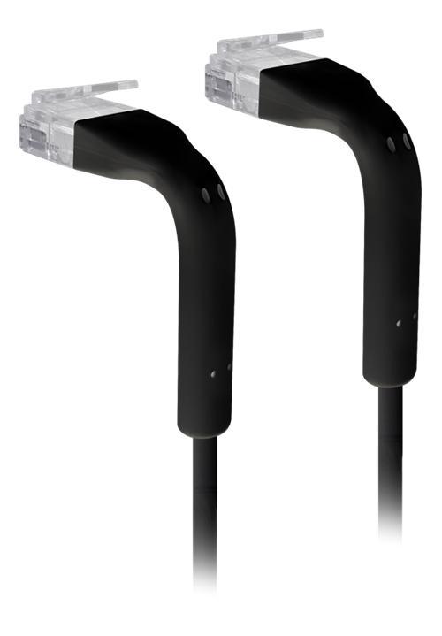 Ubiquiti Unifi Ethernet U / UTP patch rj45 kabel 3m bøjelig ultra tynd sort U-kabel patch-3m-rj45-bk Rabat