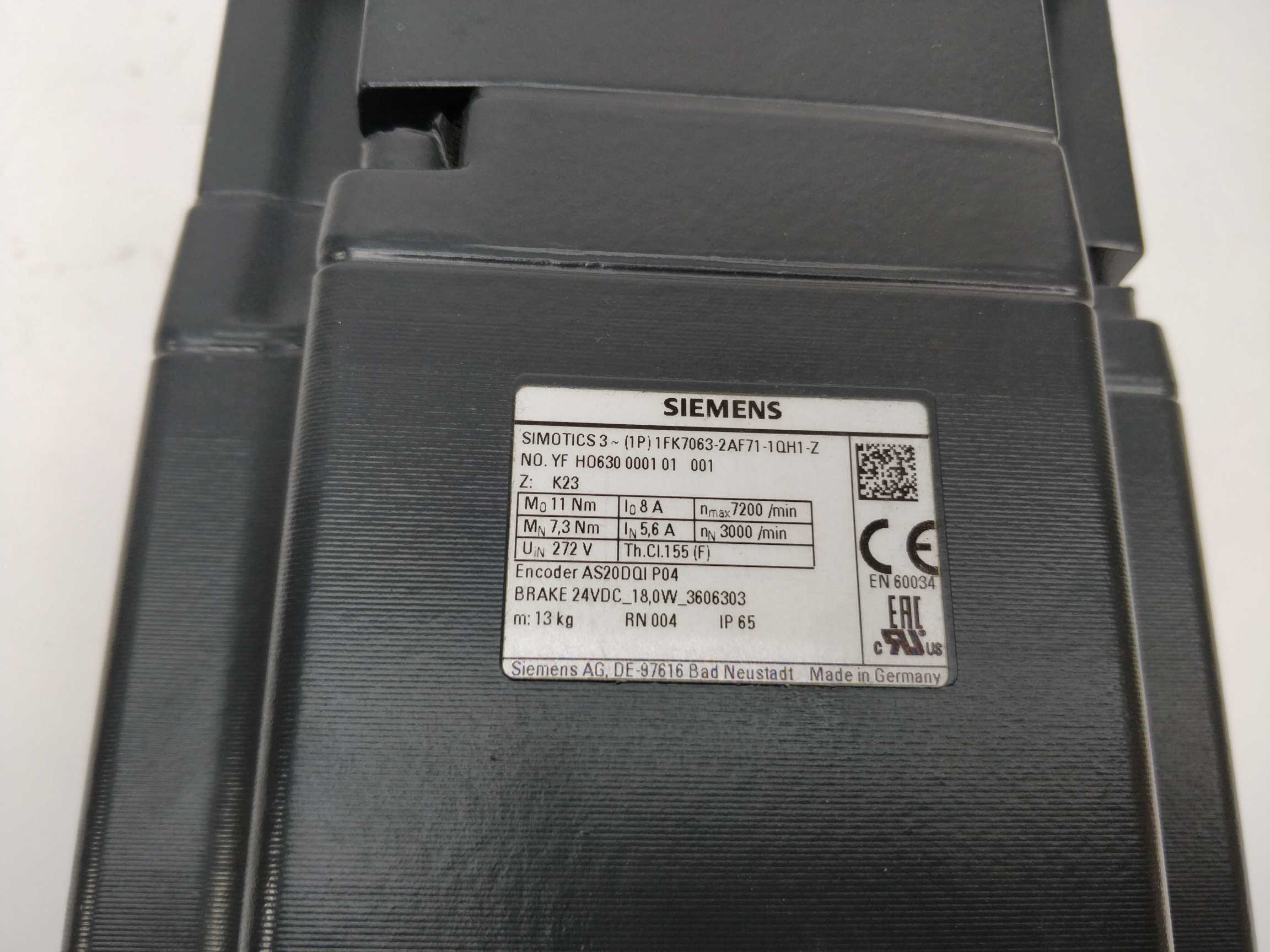 siemens-1fk7063-2af71-1qh1-z-synchronous-motor-used-for-a-test-looks-like-new_3.jpg Siemens 1FK7063-2AF71-1QH1-Z Synchronous Motor, used for a test, looks like new