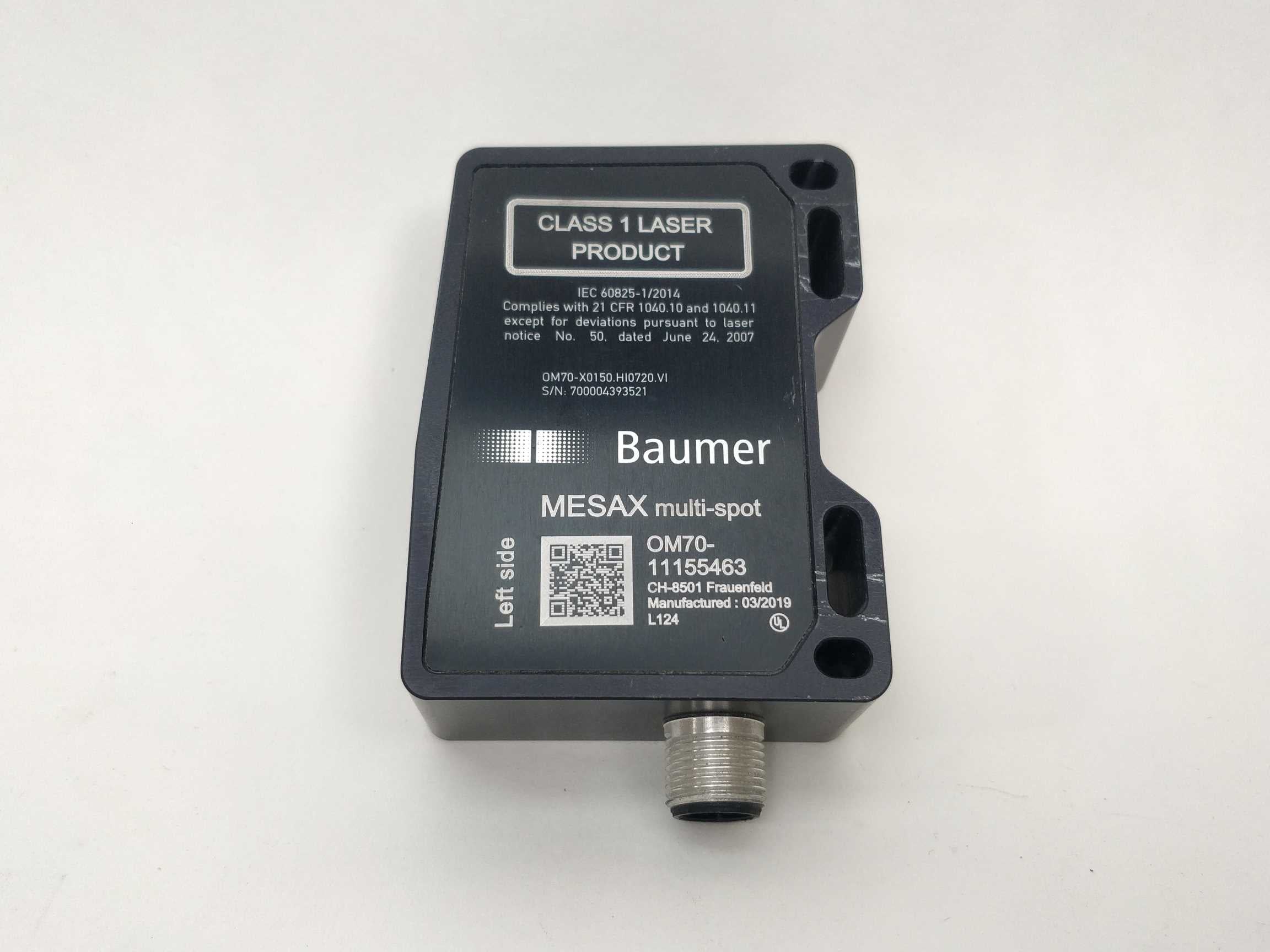 baumer-om70-x0150-11155463-om70-x0150-hi0720-vi-distance-sensor_1.jpg Baumer OM70-X0150. 11155463 OM70-X0150.HI0720.VI Distance Sensor