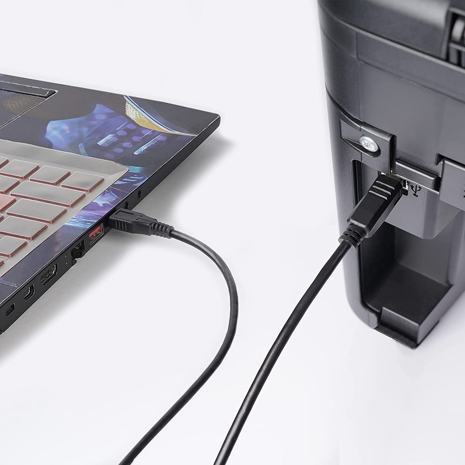 NÖRDIC USB 3.1 kabel USB C til USB B 5Gbps 2m USB printerkabel Mode