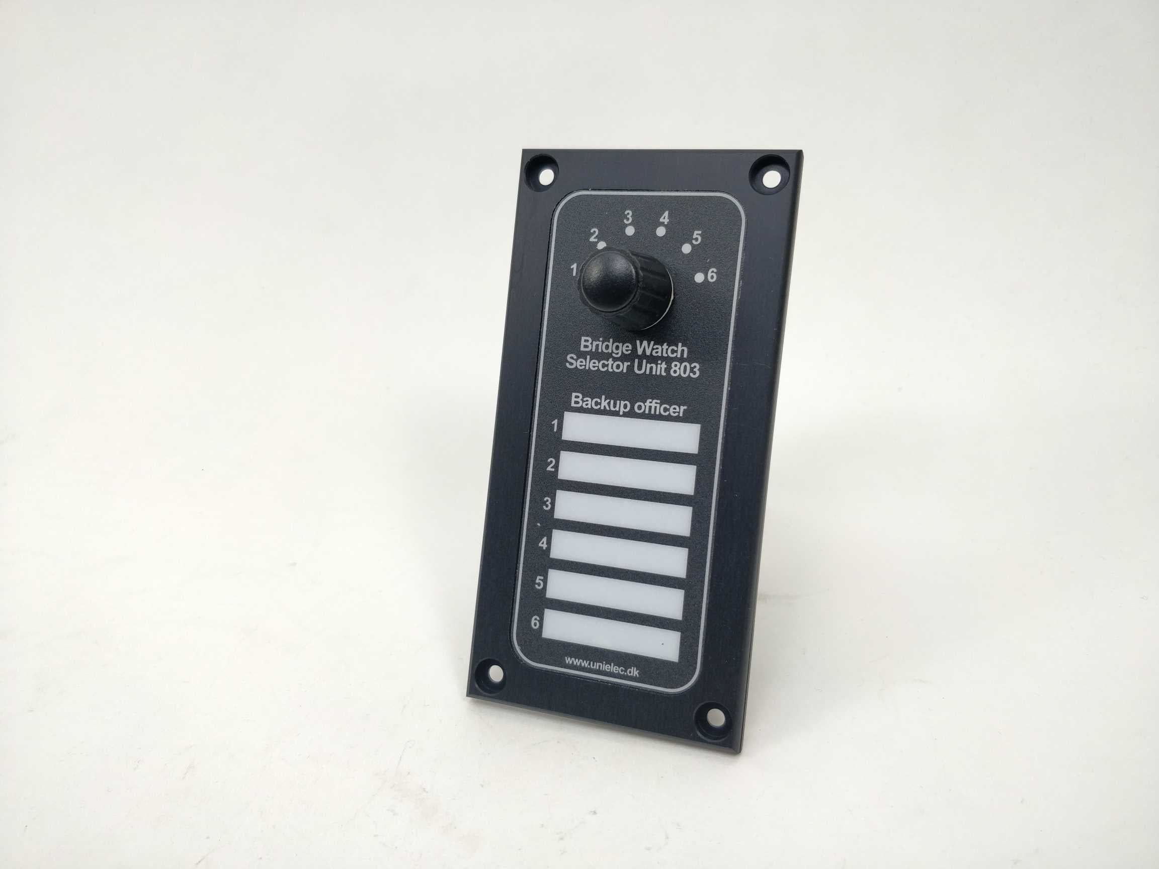 uni-safe-electronics-803-bridge-watch-selector-unit-for-bw-800_1.jpg Uni-Safe Electronics 803 Bridge watch selector unit for BW-800
