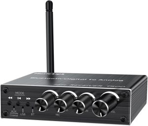 NÖRDIC Bluetooth 5.4 Audio Modtager DAC Konverter USB Hukommelse 3.5MM AUX RCA Coaxial