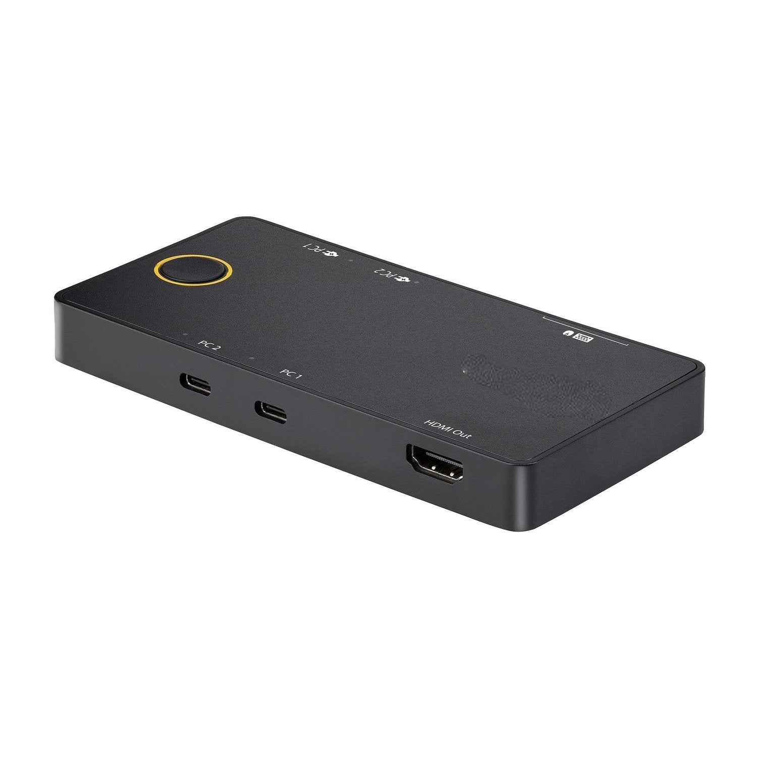 NÖRDIC dockingstation og KVM-switch 2 til 1 USB-C til HDMI, 4K60Hz, 2x USB-A, 2x USB-C PD 100W