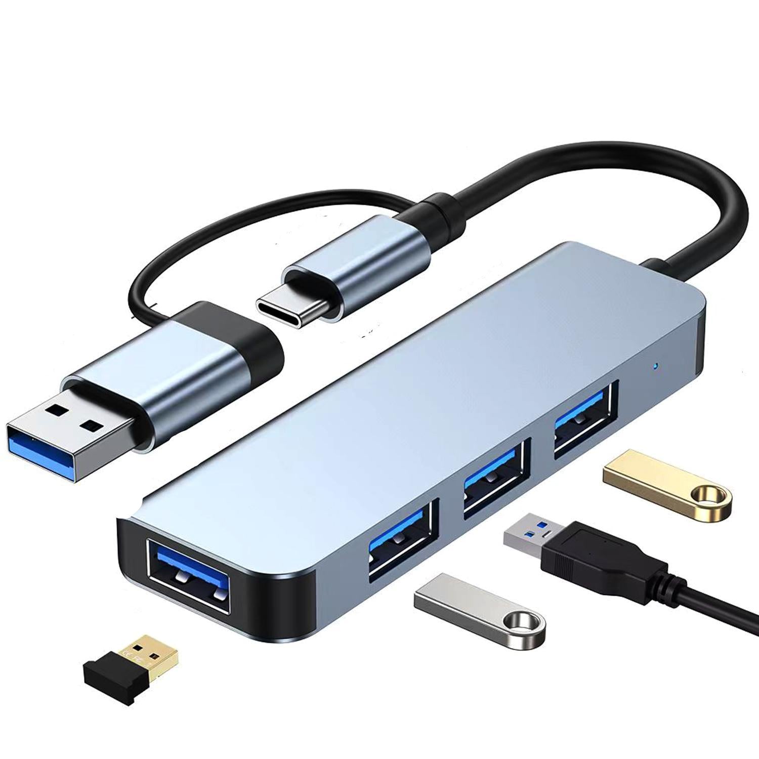 NÖRDIC USB Hubb 4 ports 4xUSB-A 3.0 5Gbps Rabat