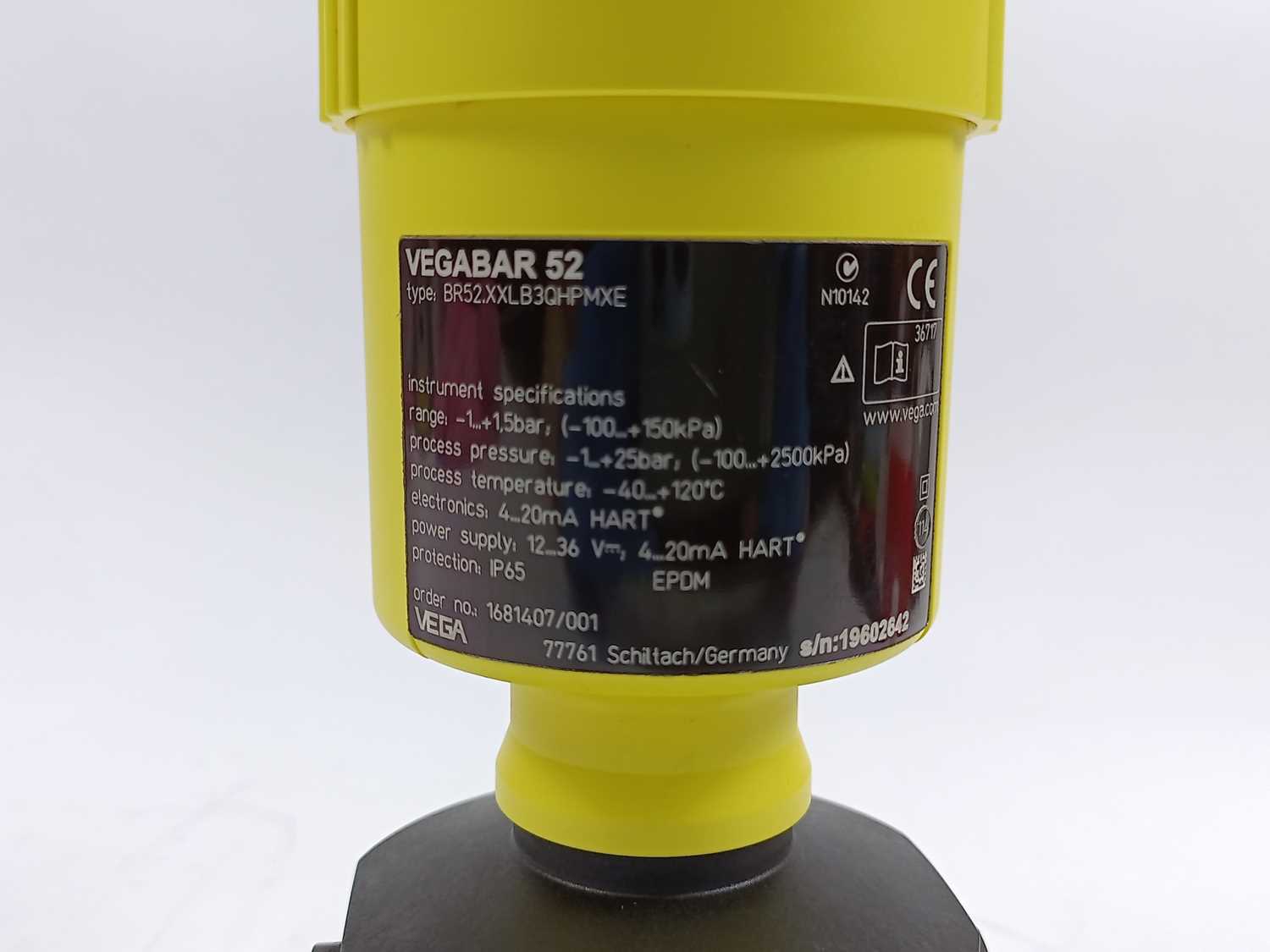 vega-1681407-001-br52-xxlb3qhpmxe-pressure-transmitter-vegabar-52_3.jpg Vega 1681407/001 BR52.XXLB3QHPMXE Pressure Transmitter Vegabar 52