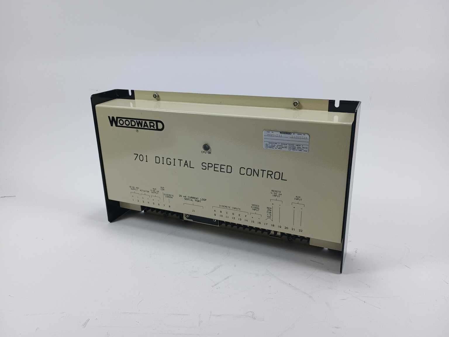 Woodward 9905-793 701 Digital Speed Control på udsalg