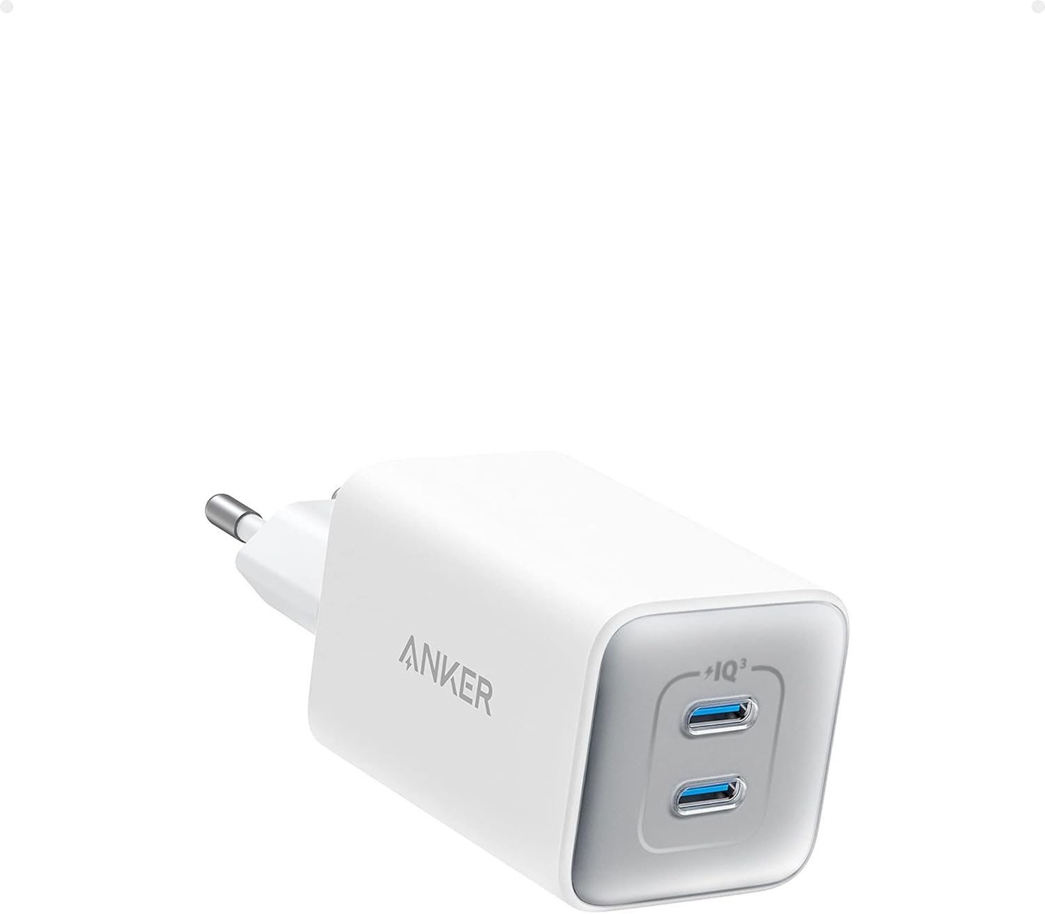 ANKER USB-C Nano-oplader 47W, 2-port kompakt GaN-oplader