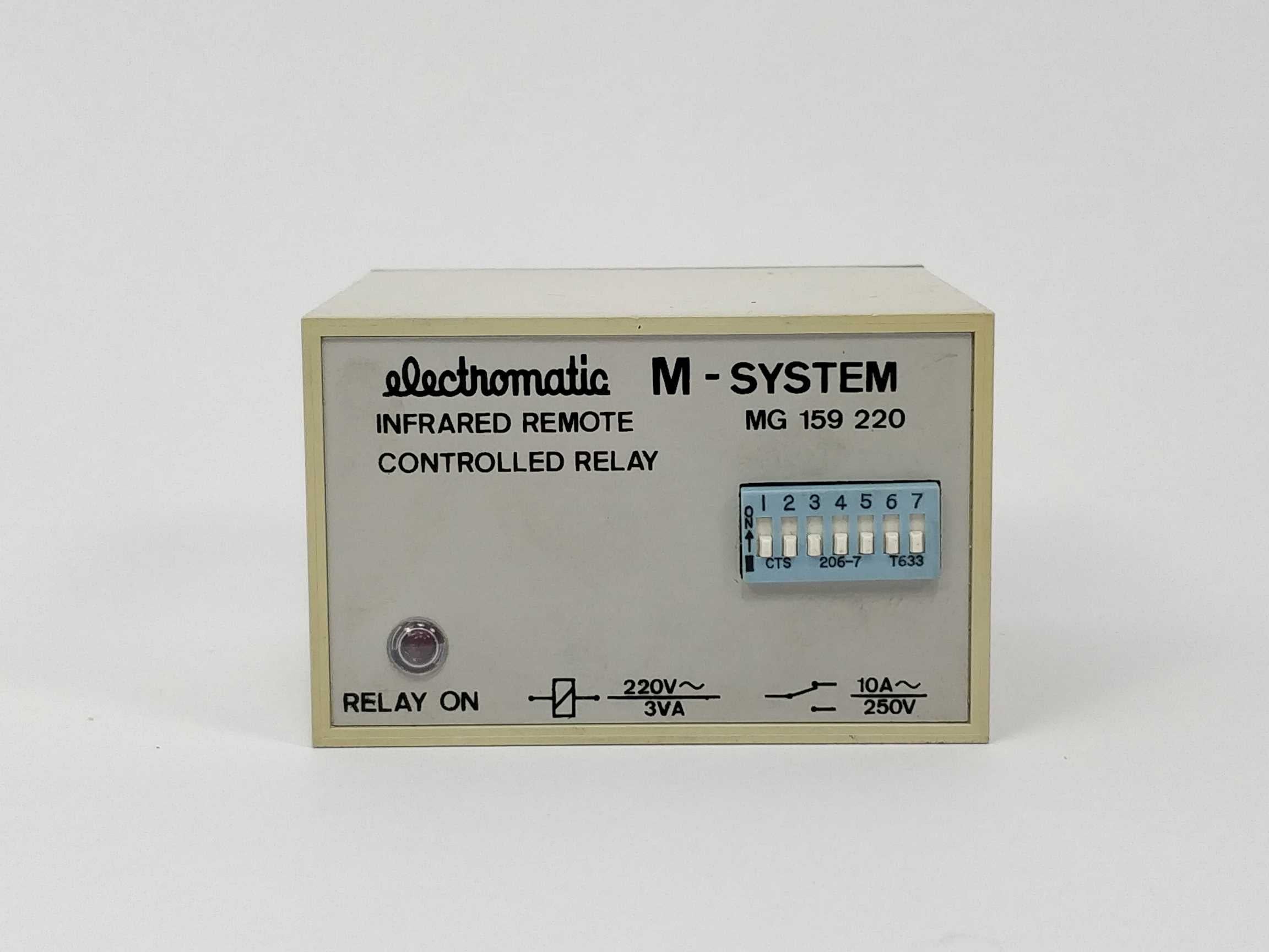 electromatic-mg-159-220-infrared-remote-controlled-relay_1.jpg Electromatic MG 159 220 Infrared remote controlled relay Udsalg