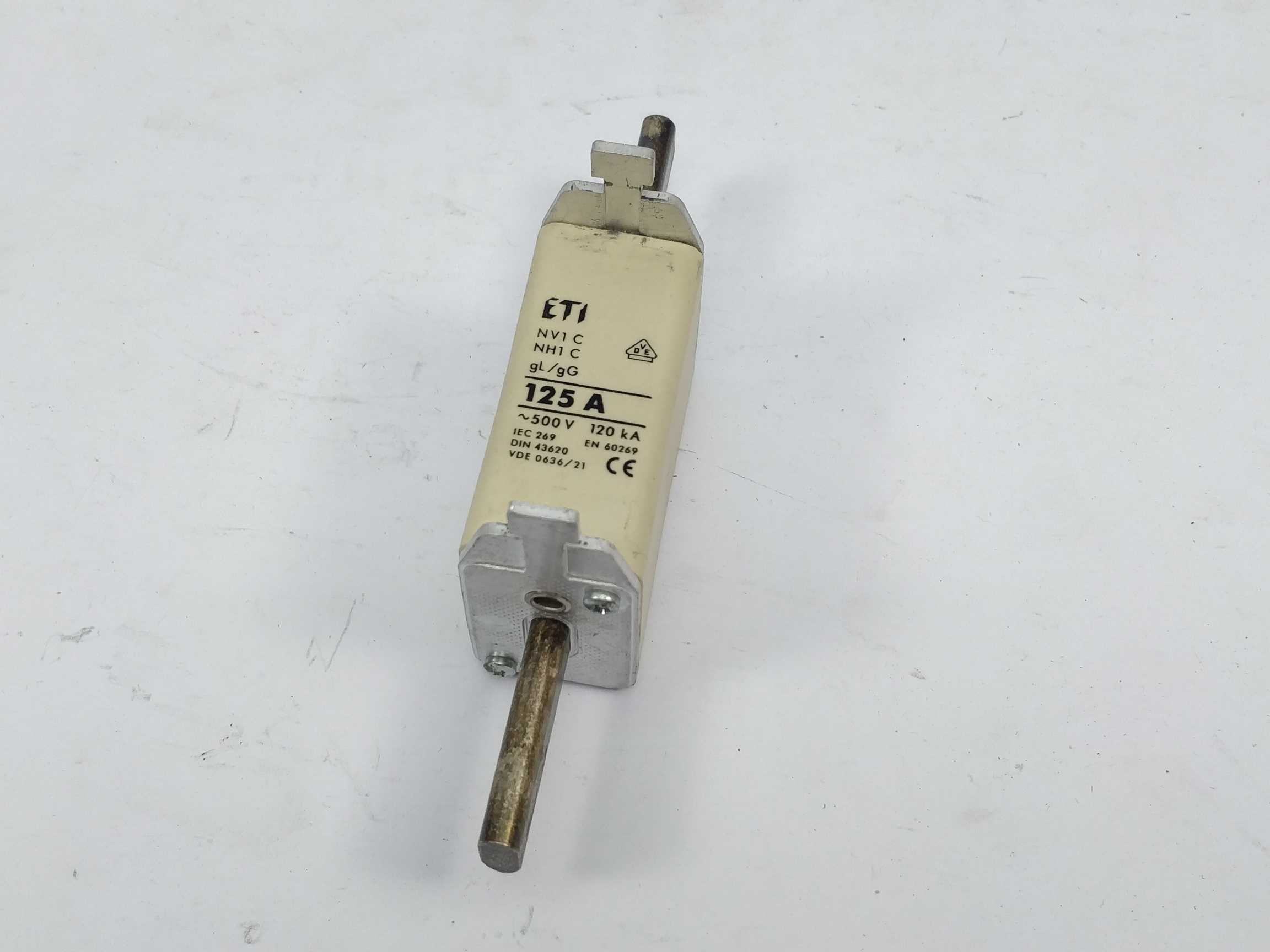 ETI Fuse 125A 500V gL NH1 120kA Levere