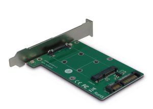 Maiwo KT008A mSATA 27x30, 51x30, 70x30mm til SATA Adapter