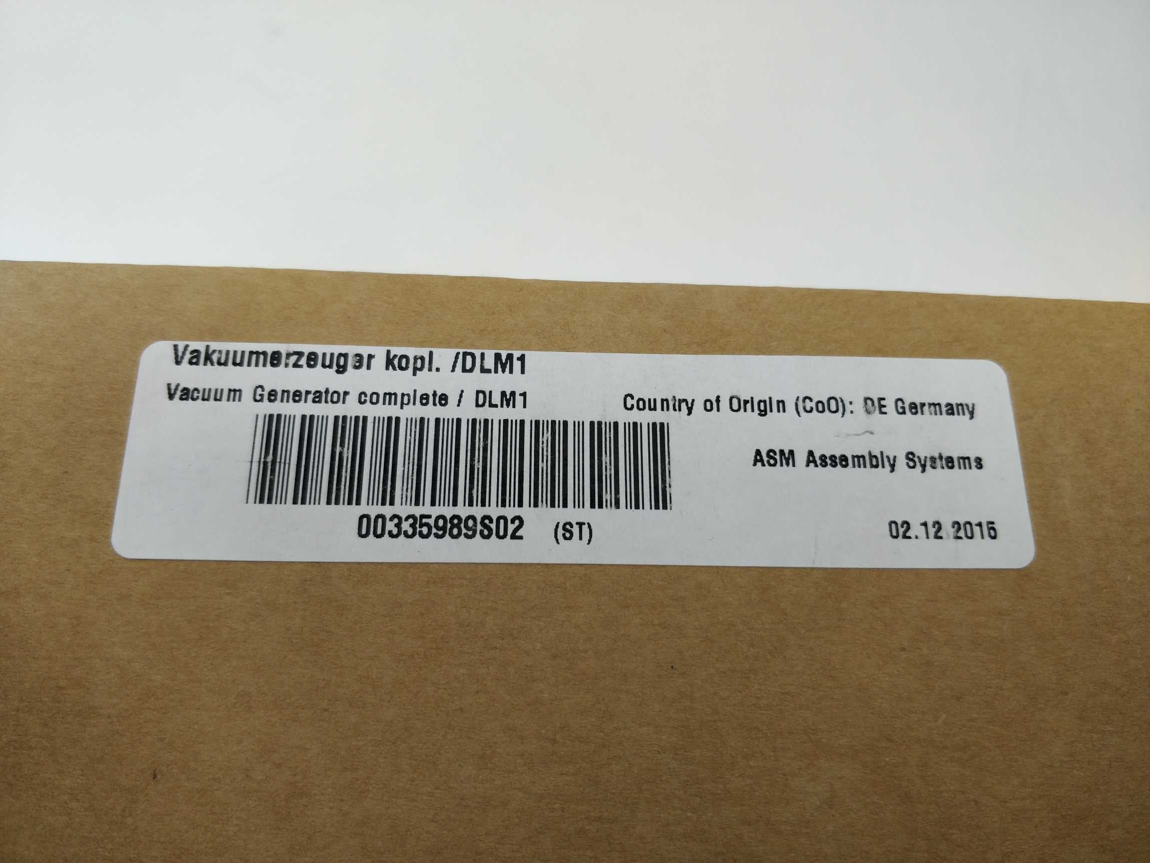 asm-assembly-systems-00335989-02-00335989s02-vacuum-generator-complete-dlm1_2.jpg ASM Assembly Systems 00335989-02 / 00335989S02 VACUUM Generator complete / DLM1