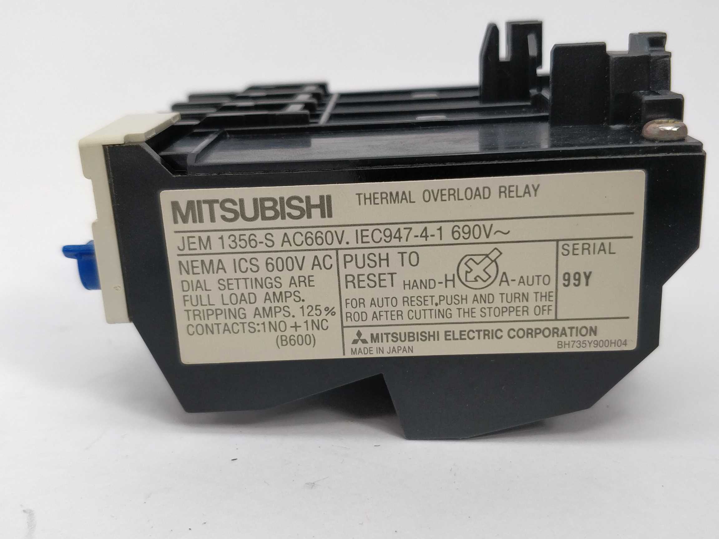 mitsubishi-th-n20-thermal-overload-relay-15a_3.jpg Mitsubishi TH-N20 Thermal overload relay 15A
