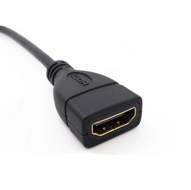NÖRDIC HDMI-forlængerkabel 2m han til hun sort 4K 30Hz 10.2 Gbps HDMI 1.4 HDMI High Speed med Ethernet Hot på udsalg