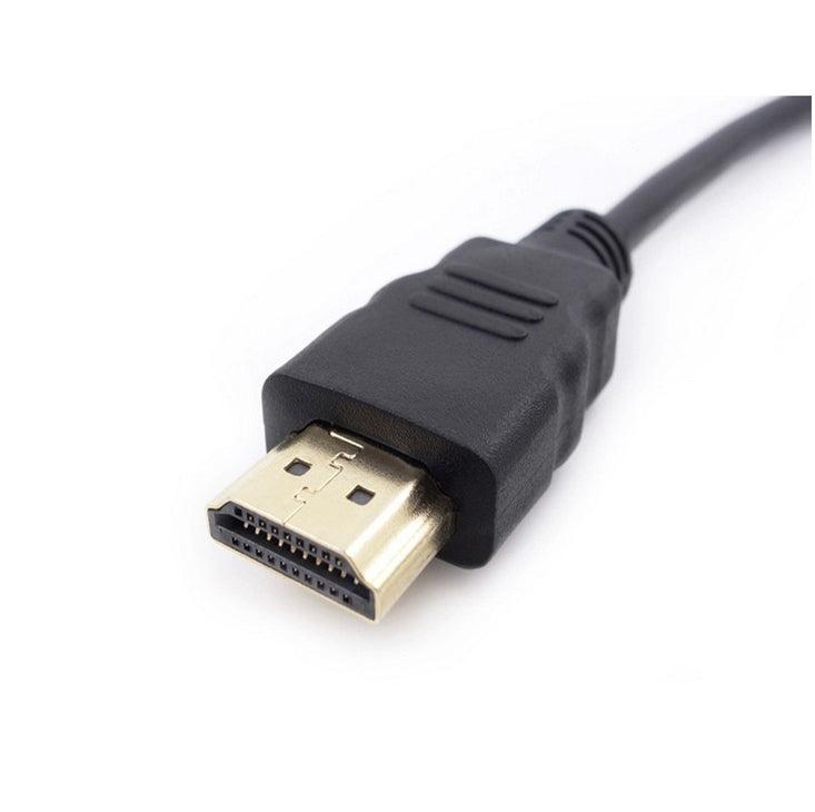 NÖRDIC HDMI-forlængerkabel 2m han til hun sort 4K 30Hz 10.2 Gbps HDMI 1.4 HDMI High Speed med Ethernet Hot på udsalg