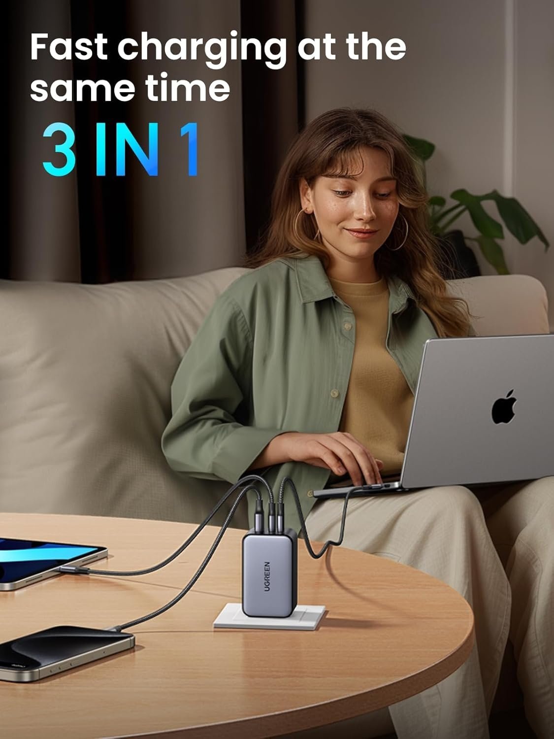 UGREEN Nexode X USB C Oplader 100W
