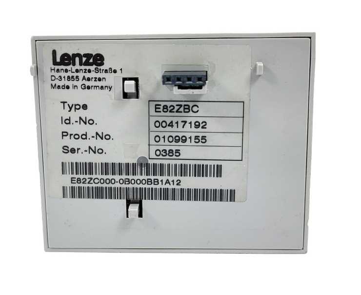 LENZE E82ZBC Operator Keypad Module 00417192 på udsalg