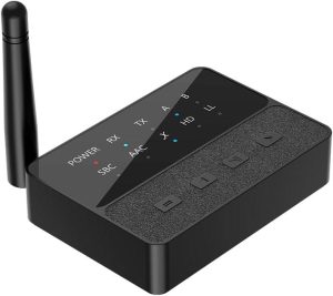 NÖRDIC Bluetooth 5.3 Modtager Sender aptX aptX HD til 2 Hovedtelefoner, AUX/RCA Udsalg