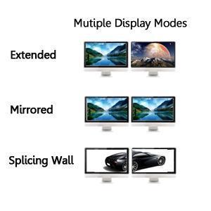 KVM-switch 2 til 2 DisplayPort til DisplayPort, 8K30Hz 4K144Hz, 3x USB-A, 2x 3,5 mm AUX