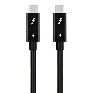 NÖRDIC 2,5 m Thunderbolt 4 USB-C kabel 40 Gbps 100 W opladning 8K video kompatibel med USB 4 og Thunderbolt 3 Online salg