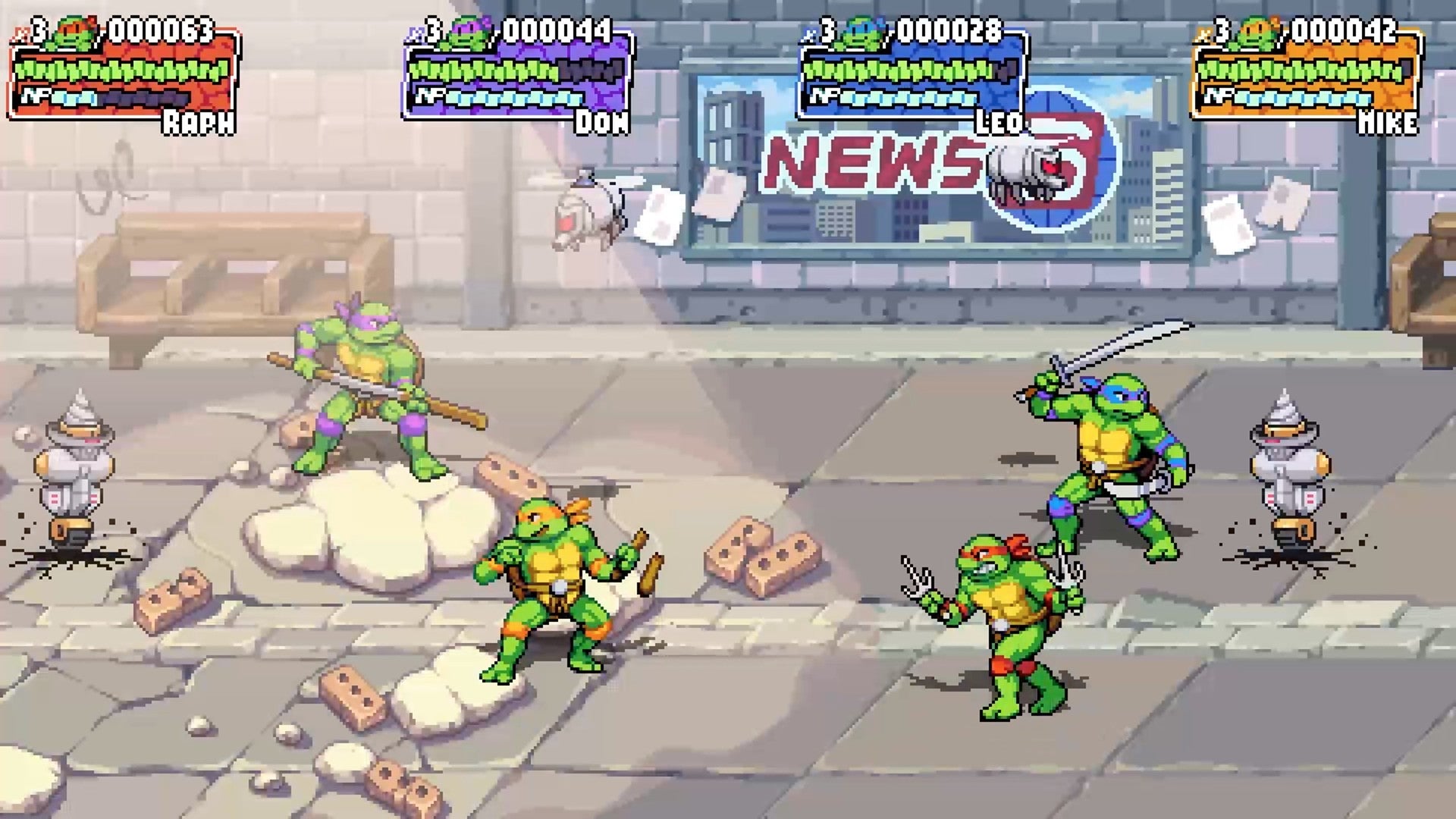 Teenage Mutant Ninja Turtles: Shredder's Revenge Steam Online