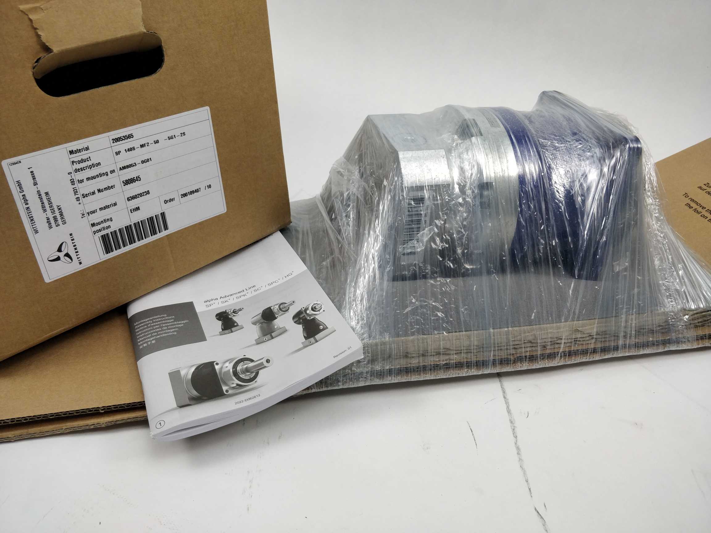 wittenstein-636020238-sp140s-mf2-50-5g1-2s-planetary-gearbox_0.jpg Wittenstein 636020238 SP140S-MF2-50-5G1-2S Planetary gearbox