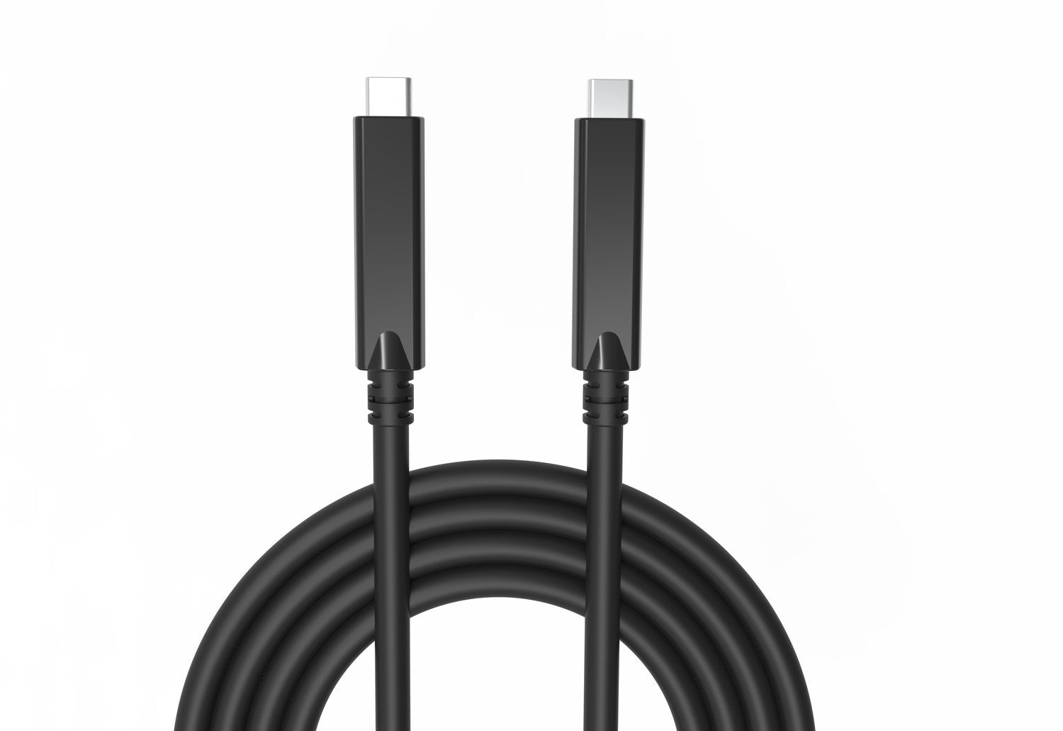 NÖRDIC 10m active AOC Fiber USB-C to C cabel 10Gbps 4K DP 2-Lane Data+Video only Udsalg