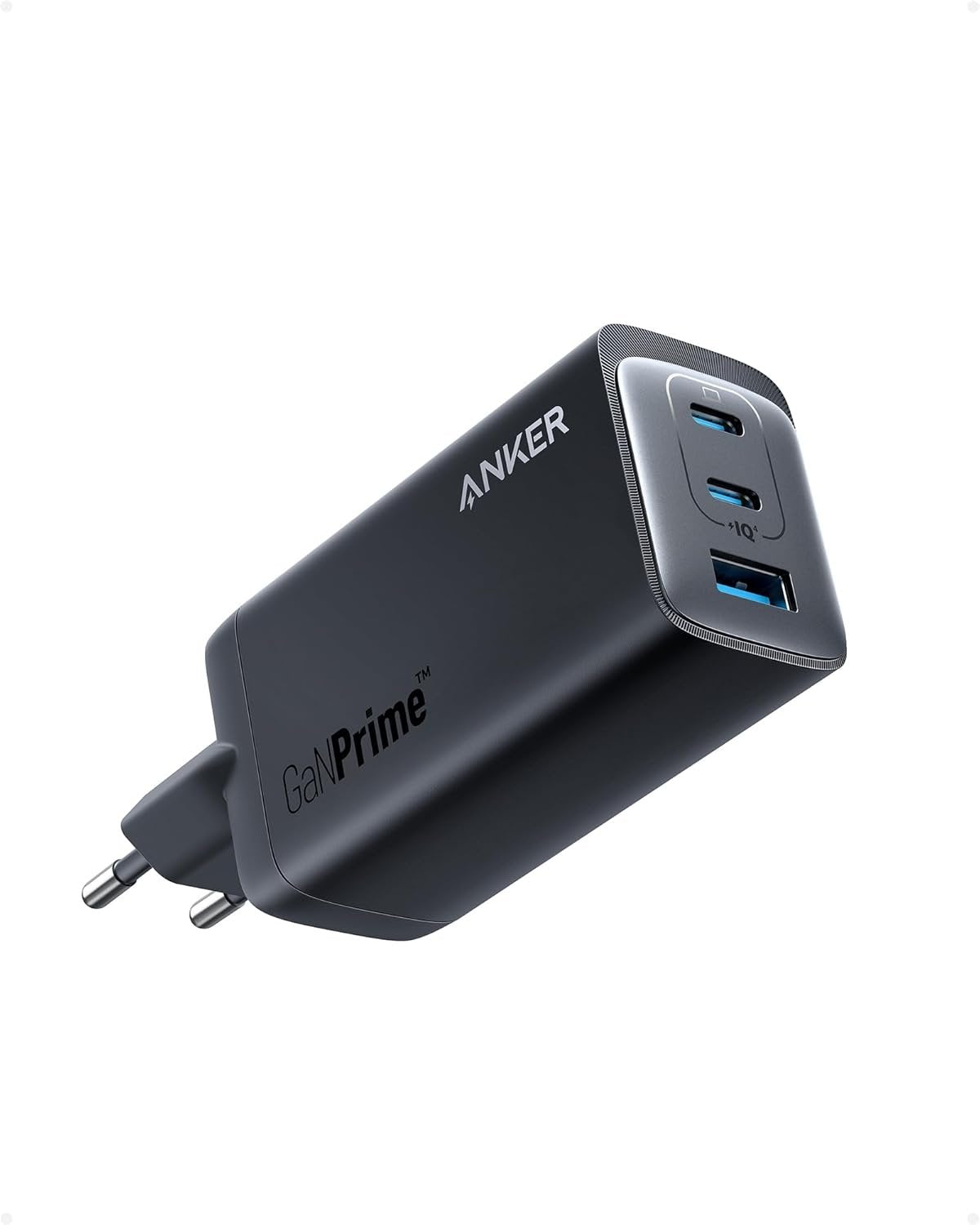 ANKER 737 USB-C-oplader 120W GaNPrime, PPS 3-ports hurtig og kompakt vægoplader