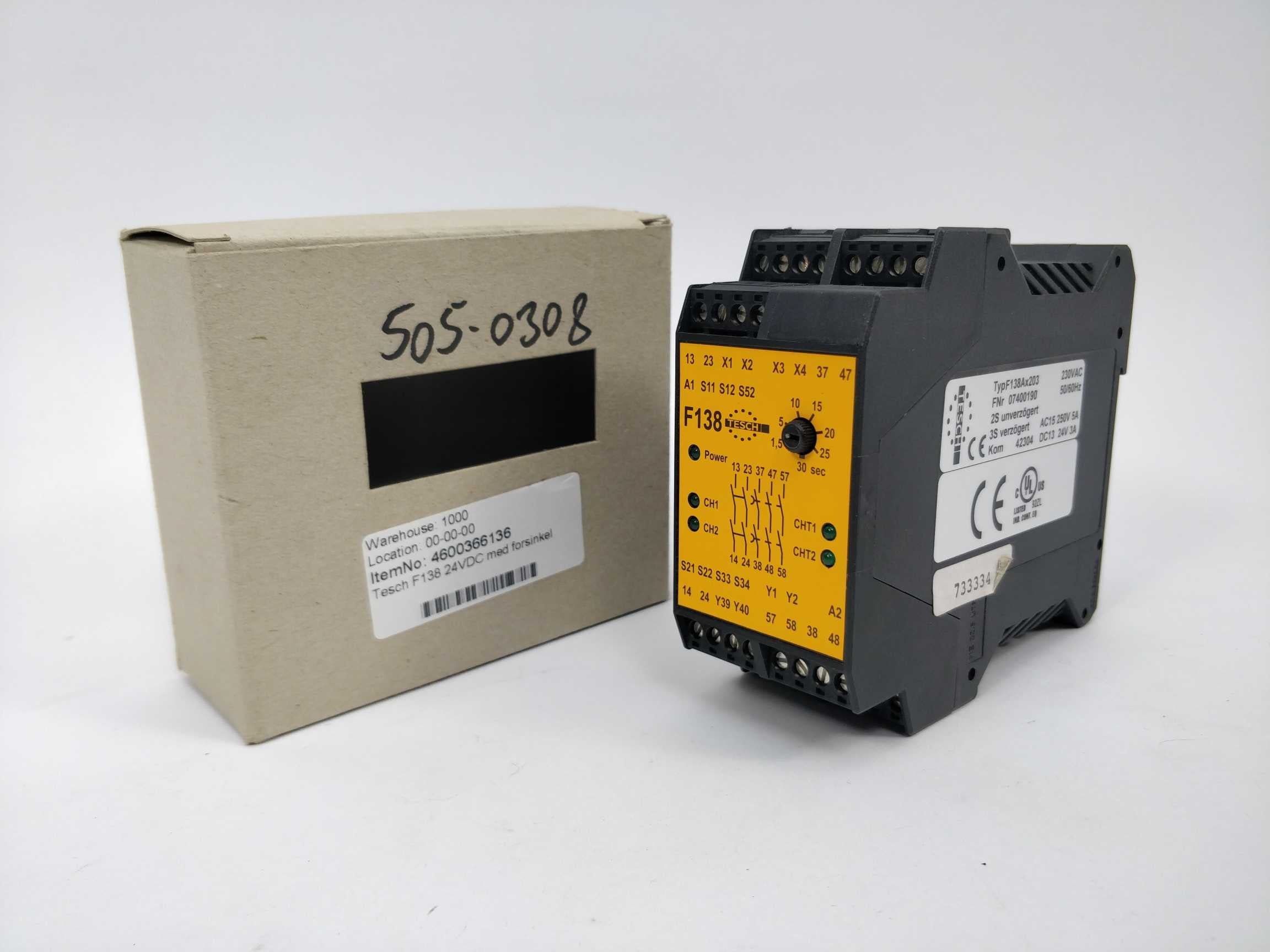 tesch-f138ax203-230vac-50-60hz_0.jpg TESCH F138Ax203 230VAC 50/60Hz