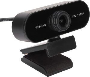 USB Webcam Fuld HD 1080p 30FPS med mikrofon drejelig 360grader base og 45 grader tilt 2MP Hot på udsalg