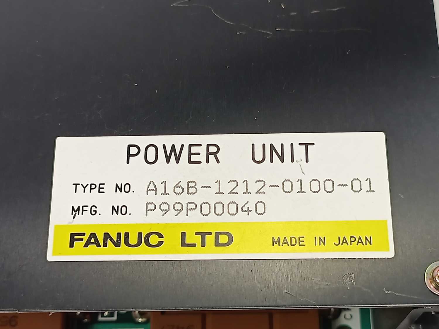 FANUC LTD A16B-1212-0100-01 Power supply unit