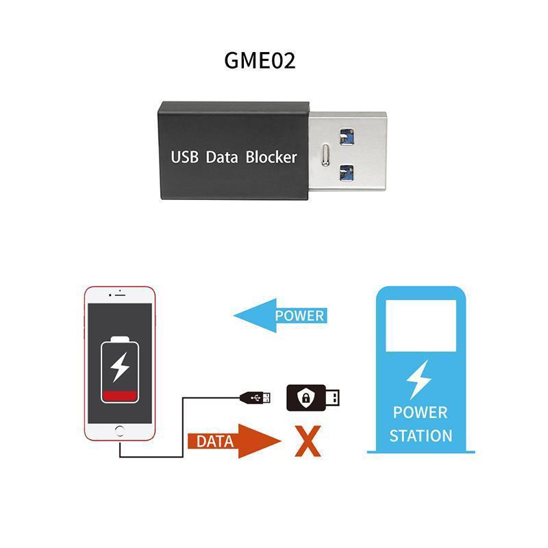NÖRDIC USB-A til A datablokeringsadapter 5V2A 10W Online