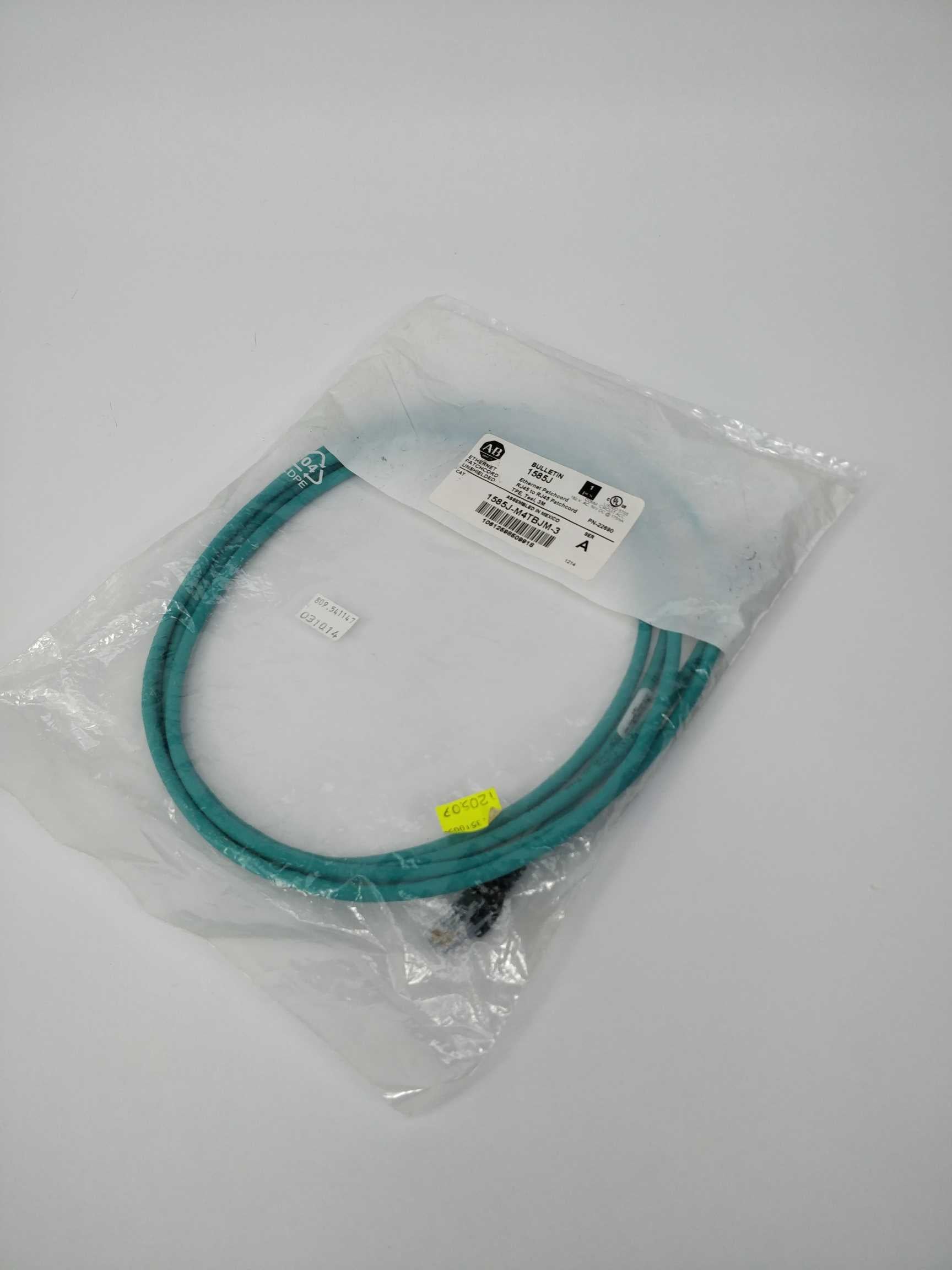 allen-bradley-1585j-m4tbjm-3-ethernet-patchcord-unshielded-rj45-to-rj45-tpe-teal-3m_2.jpg ALLEN-BRADLEY 1585J-M4TBJM-3 Ethernet Patchcord Unshielded RJ45 to RJ45 TPE, Teal, 3M Online salg