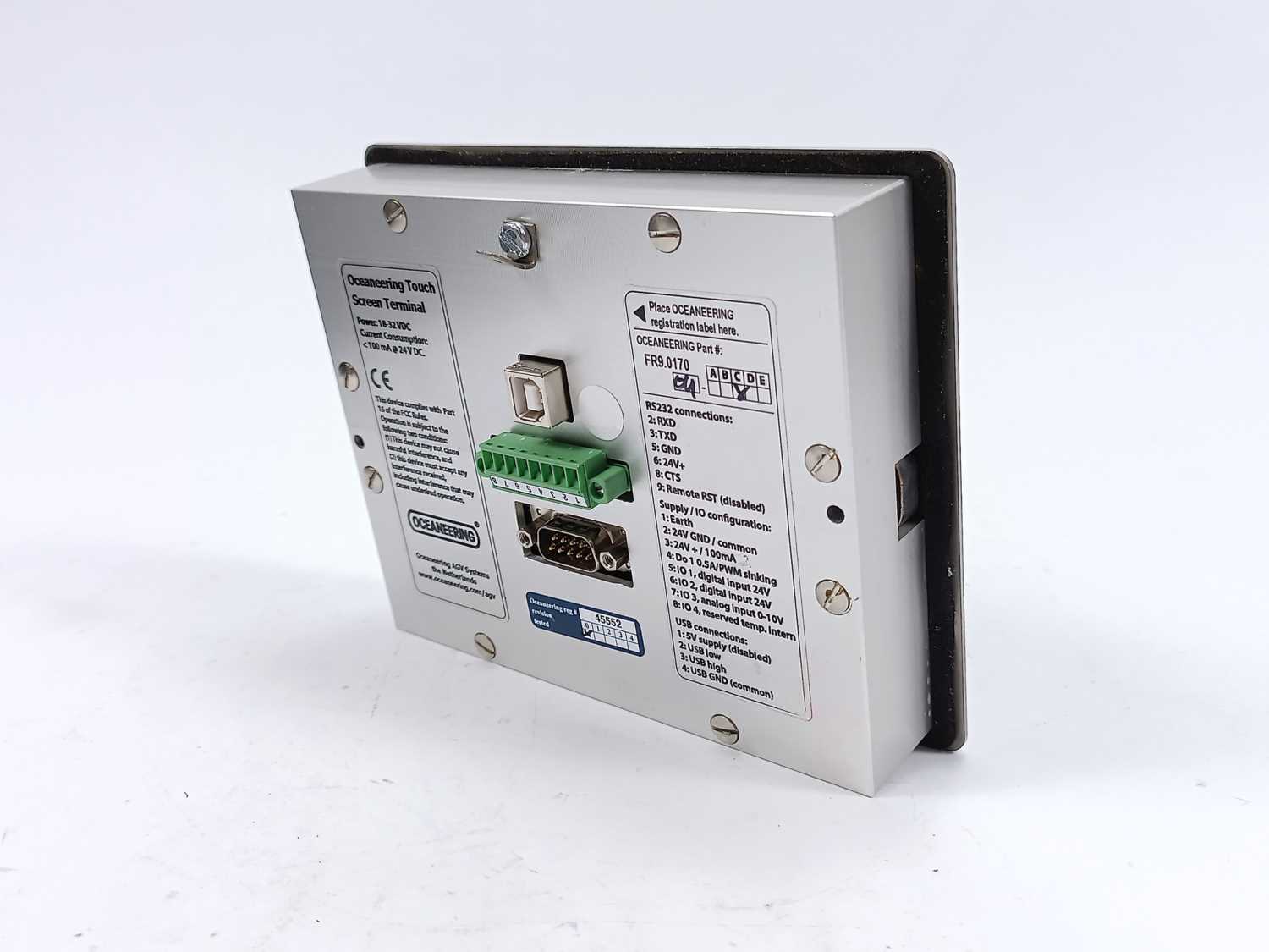 Oceaneering FR9.0170-04C Touch screen terminal på udsalg
