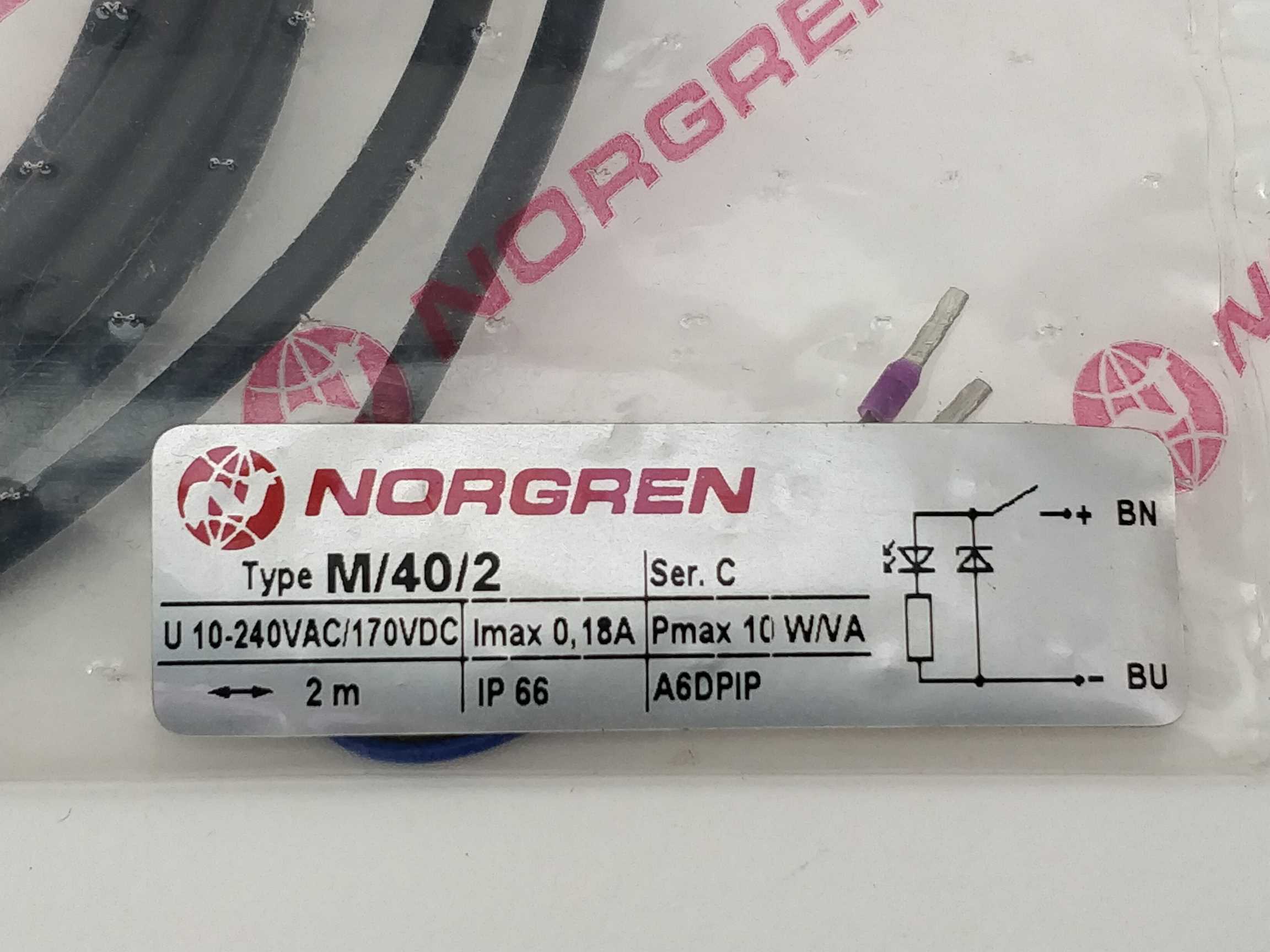 norgren-m-40-2-magnetically-operated-switch-2m_1.jpg NORGREN M/40/2 Magnetically Operated Switch 2m