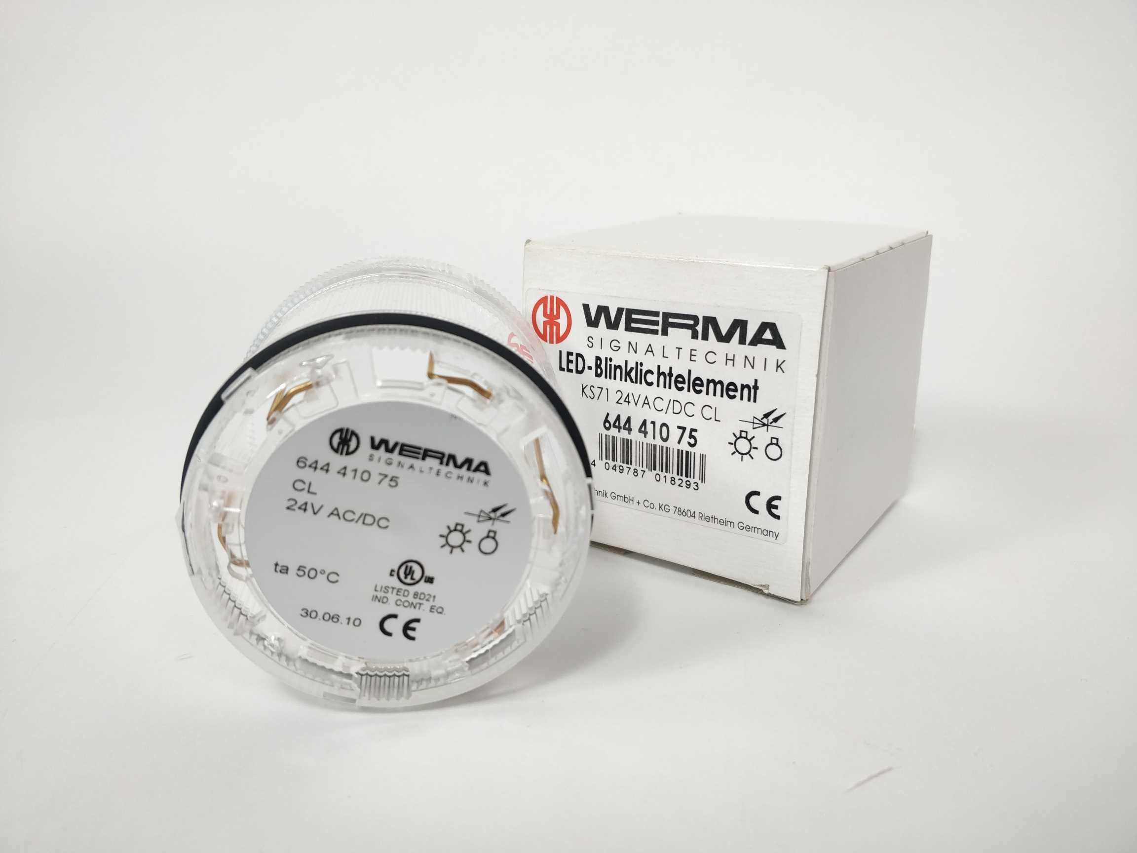werma-64441075-ks71-24vac-dc-cl-led-blinklichtelement-clear_1.jpg Werma 64441075 KS71 24VAC/DC CL Led-Blinklichtelement, Clear