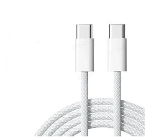 NÖRDIC 0,5m USB 2.0 USB-C til C-kabel til iPhone 15/15 Pro/15 Plus/15 Pro Max 3A 480Mbps 60W hvid Udsalg